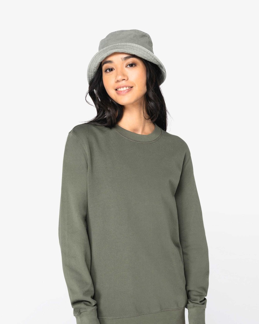 Sweat-shirts personnalisable NATIVE SPIRIT Sweat-shirt écoresponsable à col rond French Terry unisexe