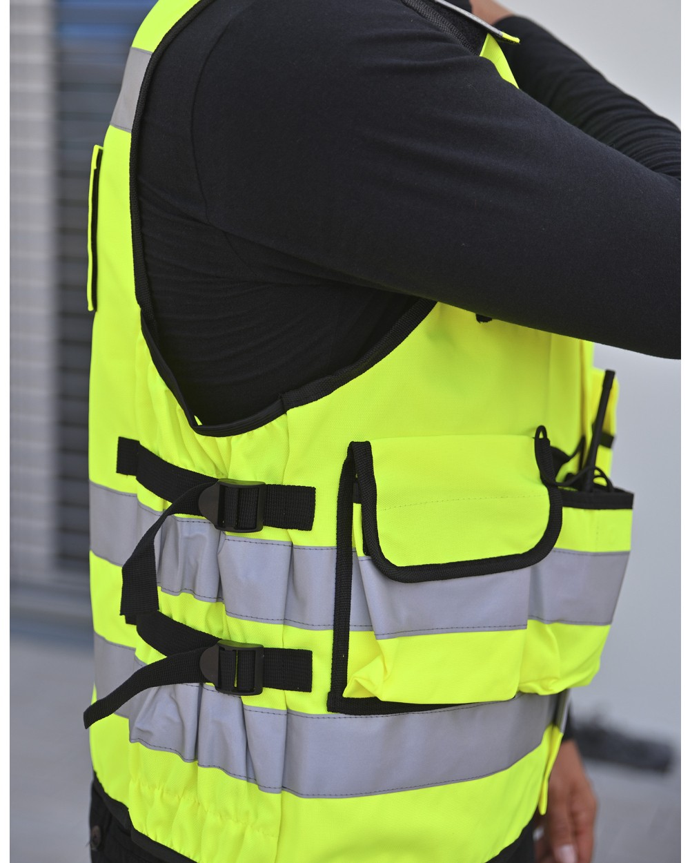 Fluo vestjes KORNTEX TACTICAL SAFETY VEST "STAMMHEIM" voor bedrukking &amp; borduring