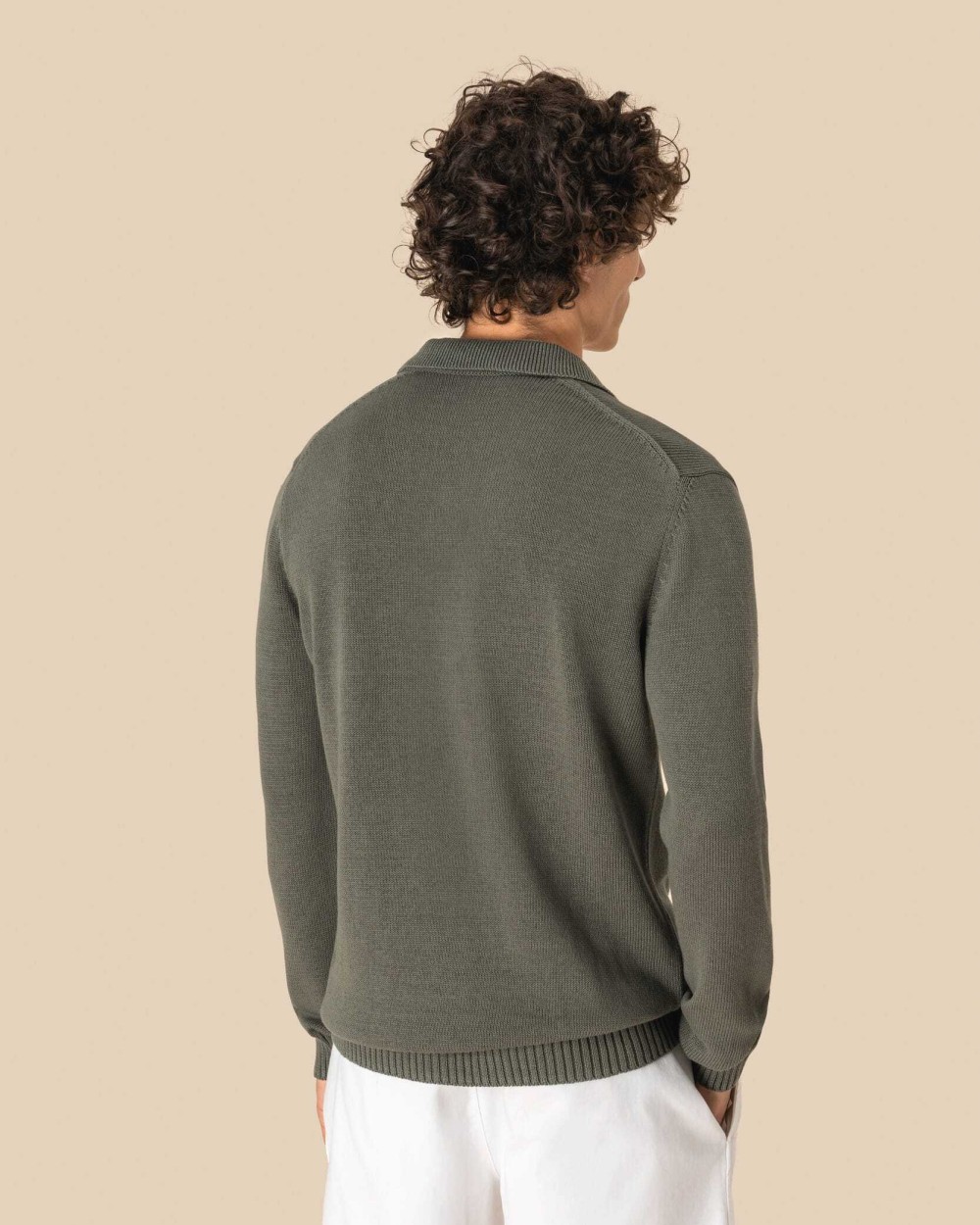 Pulls personnalisable SPASSO Pull homme à col polo
