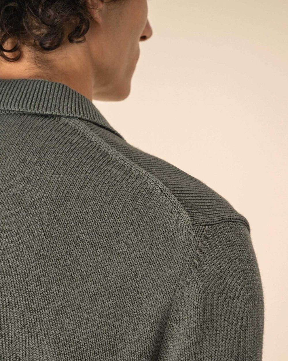 SPASSO Herrenpullover mit Polokragen Pullovers personalisierbar