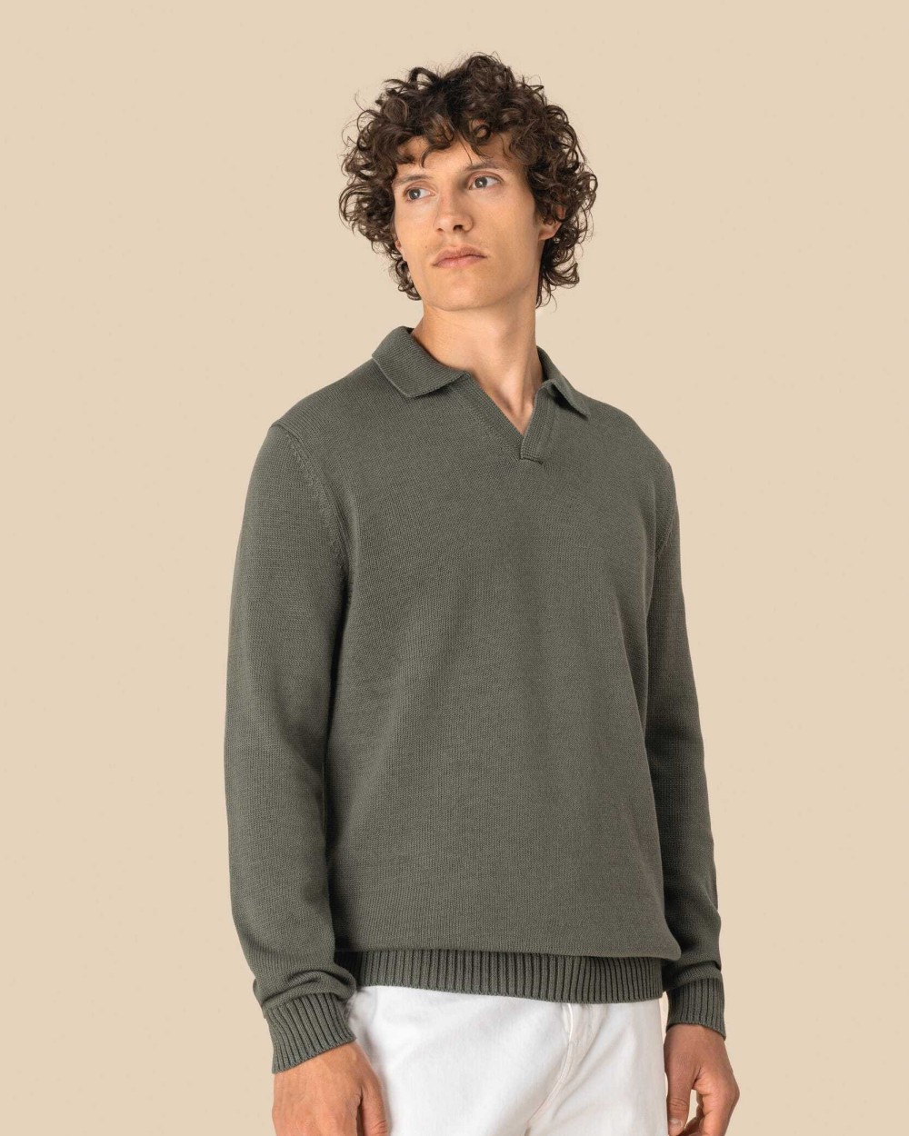 Pulls personnalisable SPASSO Pull homme à col polo