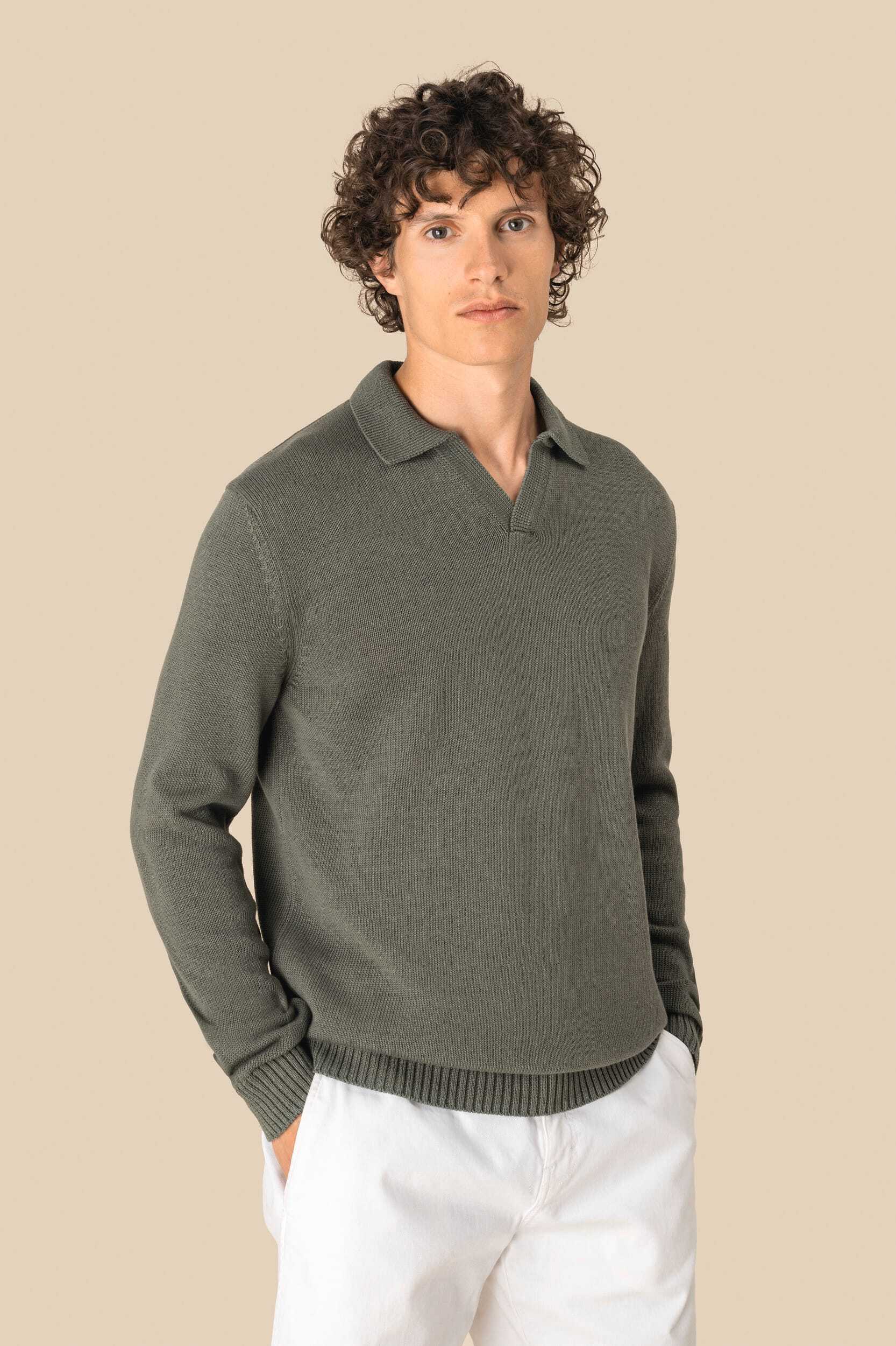 Polos personnalisable SPASSO Pull homme à col polo