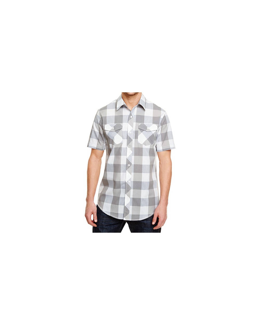 Hemden BURNSIDE Buffalo Plaid Woven Shirt voor bedrukking &amp; borduring