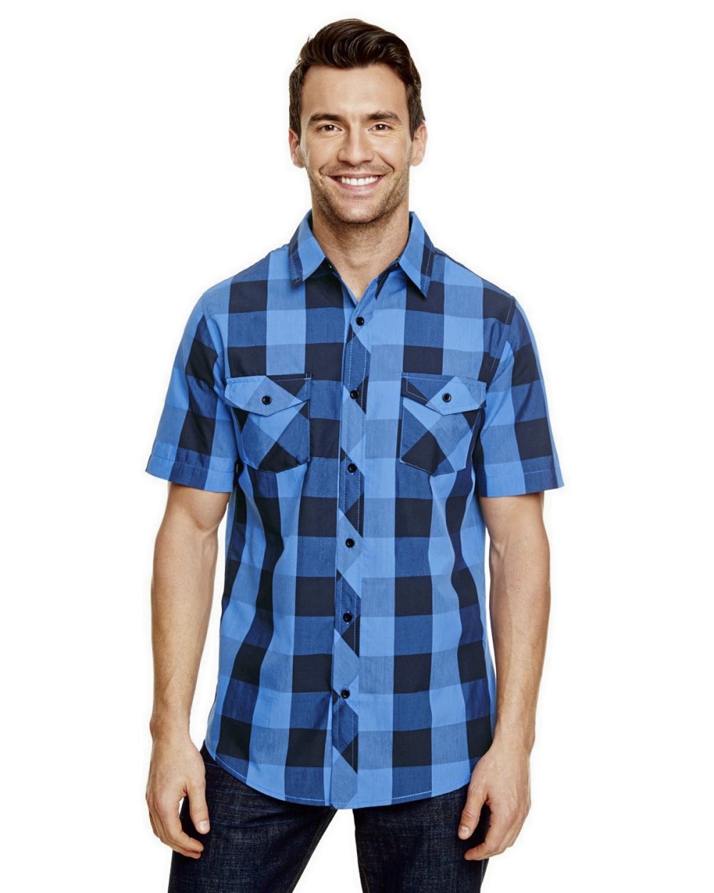 Chemises personnalisable BURNSIDE Buffalo Plaid Woven Shirt
