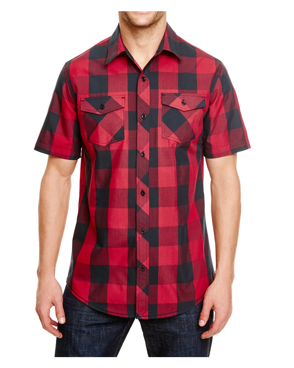 Chemises personnalisable BURNSIDE Buffalo Plaid Woven Shirt