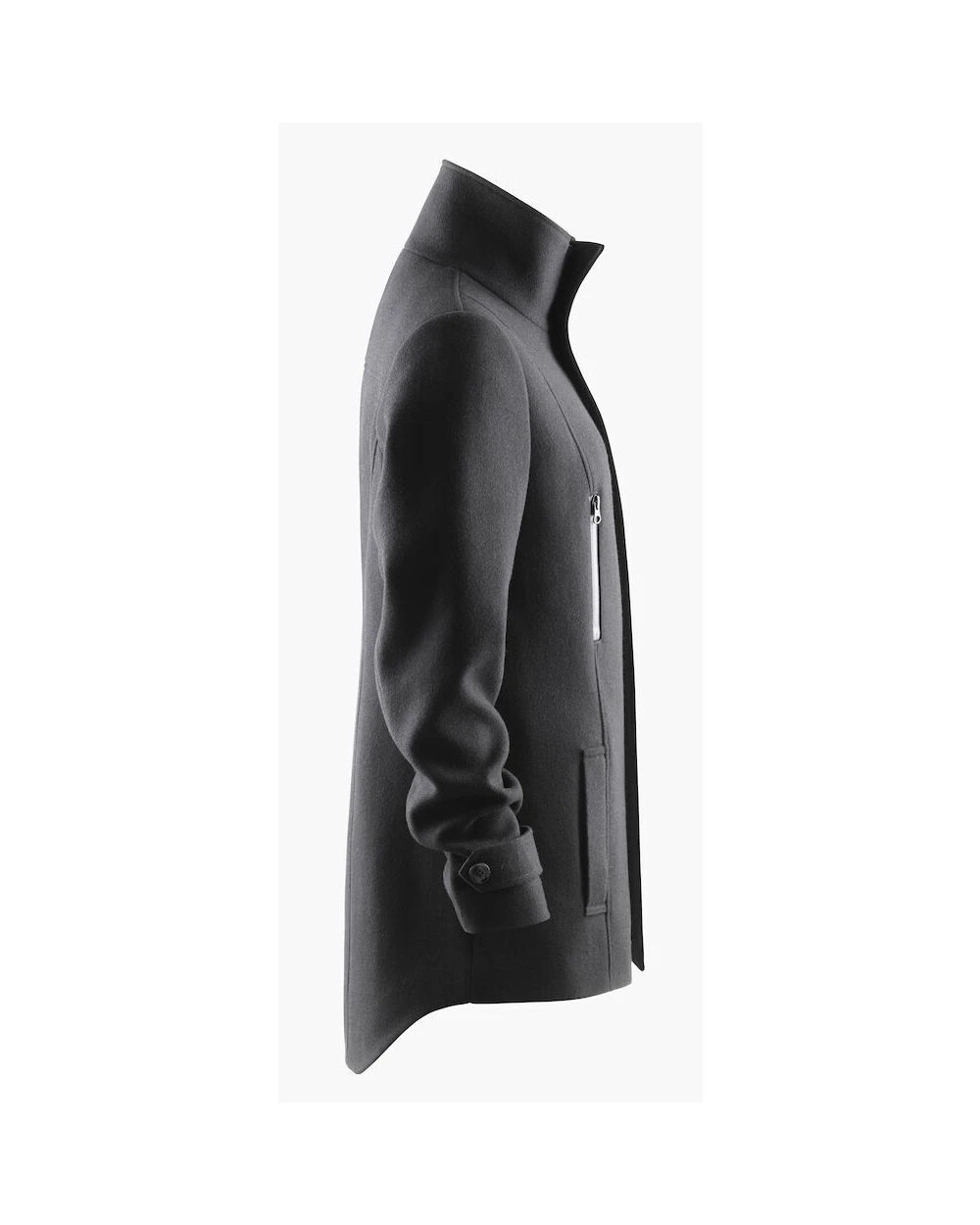 Jassen J. HARVEST & FROST Hybrid Wool Coat Woman Jas Dames voor bedrukking &amp; borduring