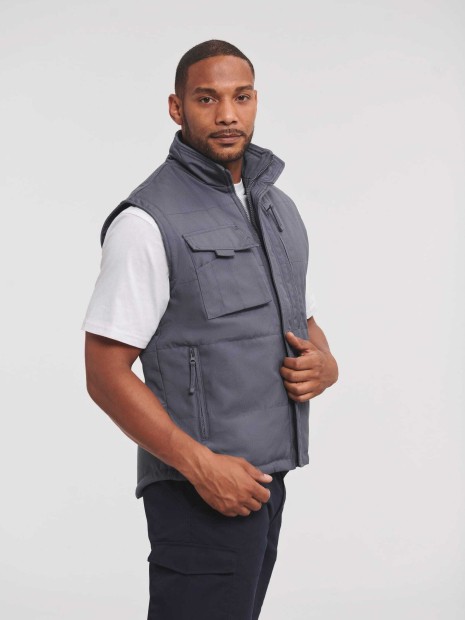 Vestes à personnaliser RUSSELL Bodywarmer Heavy Duty 
