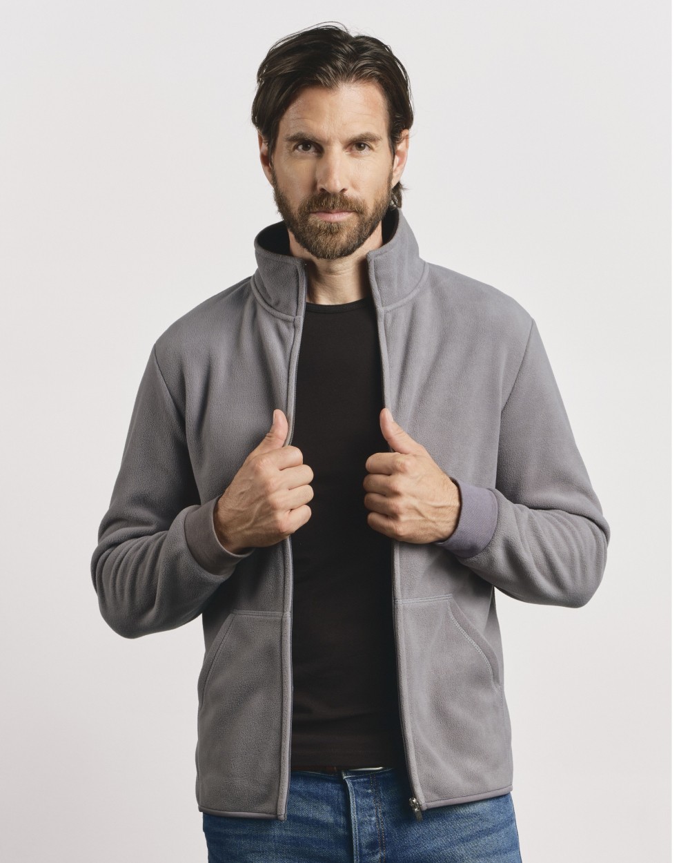 Polar Fleeces PROMODORO MEN’S DOUBLE FLEECE JACKET voor bedrukking &amp; borduring