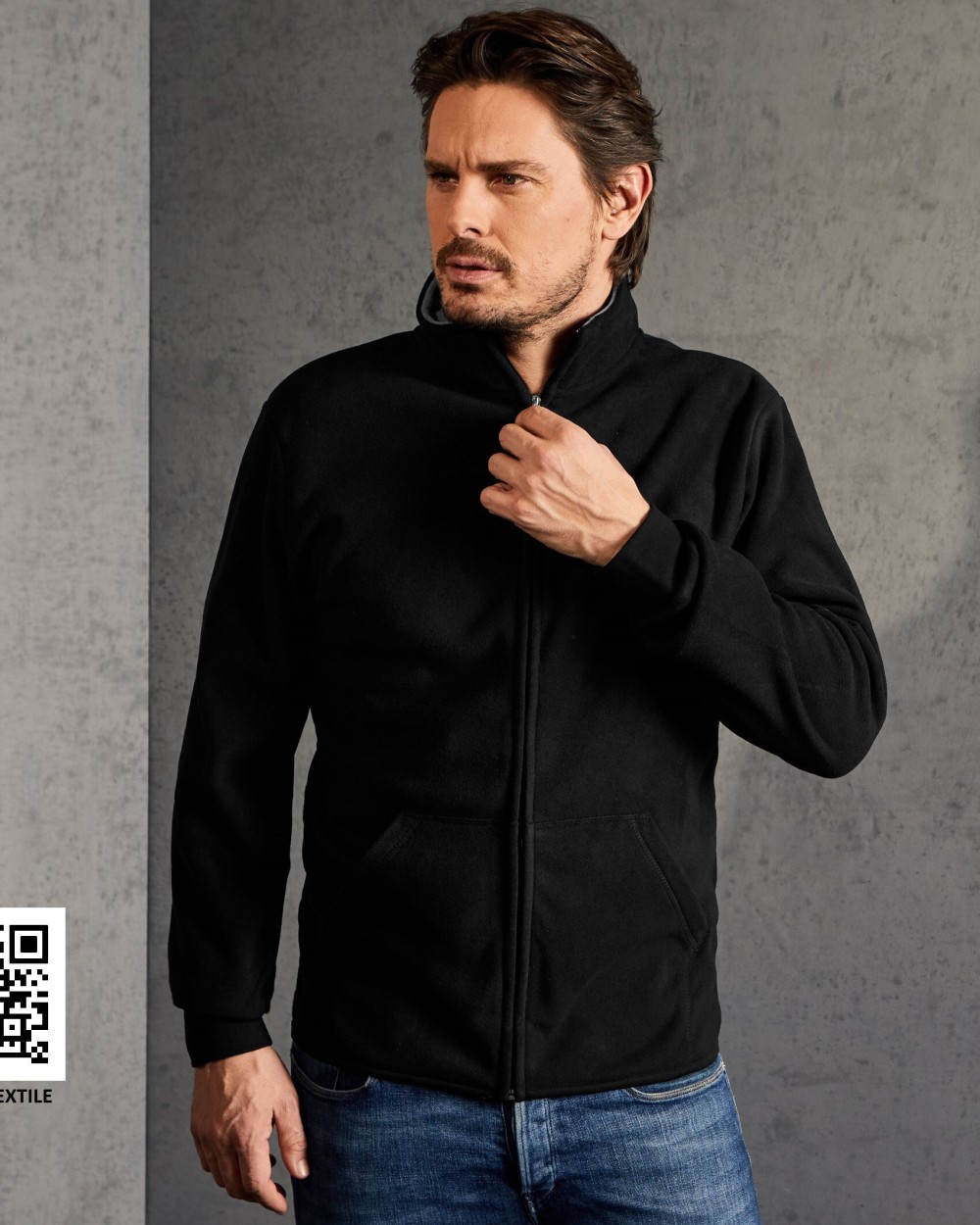 Polar Fleeces PROMODORO MEN’S DOUBLE FLEECE JACKET voor bedrukking &amp; borduring