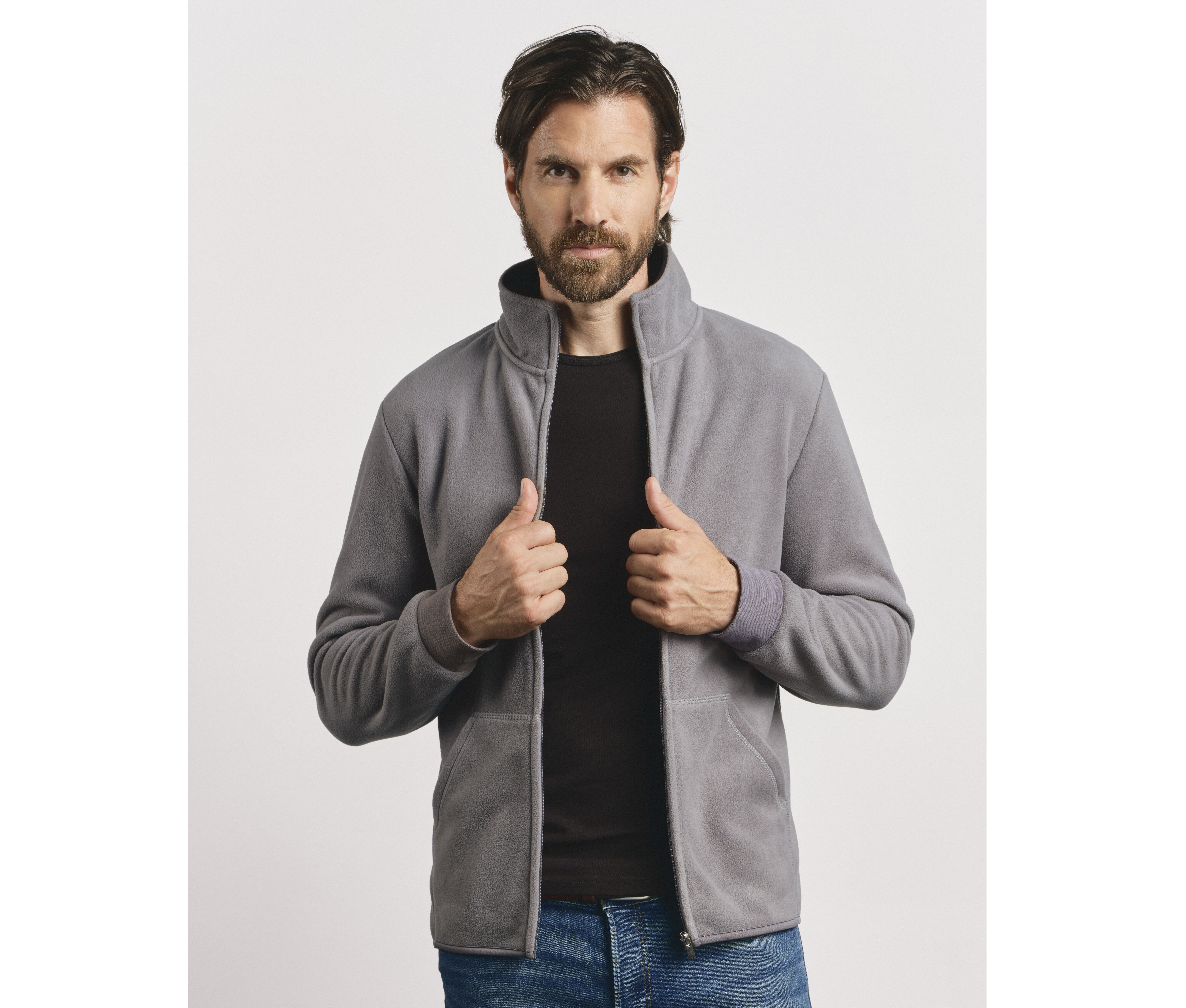 Laines polaires personnalisable PROMODORO MEN’S DOUBLE FLEECE JACKET