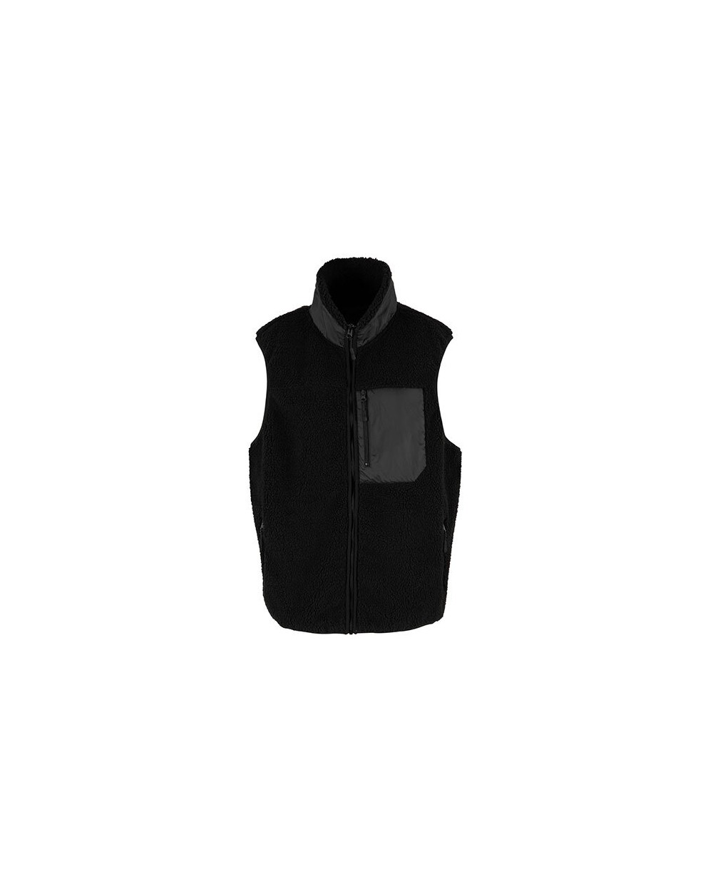 Jassen NEW MORNING STUDIOS Bonded Sherpa Vest voor bedrukking &amp; borduring