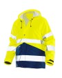 Jassen JOBMAN 1566 Hi-Vis Raincoat voor bedrukking &amp; borduring