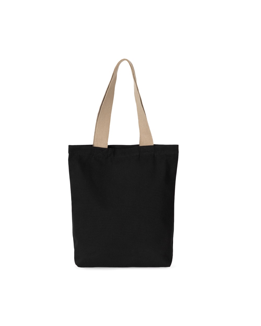 Tote bags KIMOOD Gerecyclede shopper met platte bodem voor bedrukking &amp; borduring