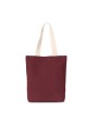 Tote bags KIMOOD Gerecyclede shopper met platte bodem voor bedrukking &amp; borduring