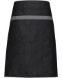 Schorten PREMIER Domain - Contrast denim heupschort voor bedrukking &amp; borduring