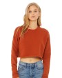 BELLA-CANVAS Cropped Kapuzensweatshirt für Damen Sweatshirts personalisierbar