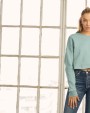 BELLA-CANVAS Women's Cropped Crew Fleece Sweatshirts personalisierbar
