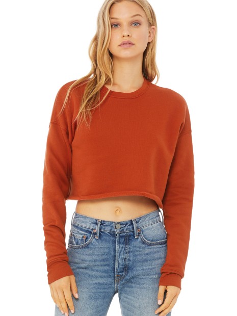 Sweat-shirts à personnaliser BELLA-CANVAS Sweat-shirt crop femme 