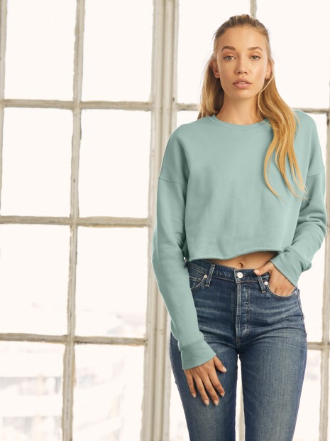 Sweat-shirts à personnaliser BELLA-CANVAS Sweat-shirt crop femme 