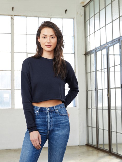 Sweat-shirts à personnaliser BELLA-CANVAS Sweat-shirt crop femme 