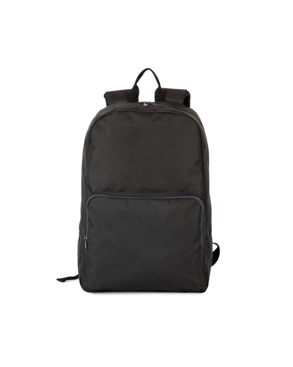 KIMOOD Rucksack mit kontrastfarbenem Reißverschluss Taschen personalisierbar