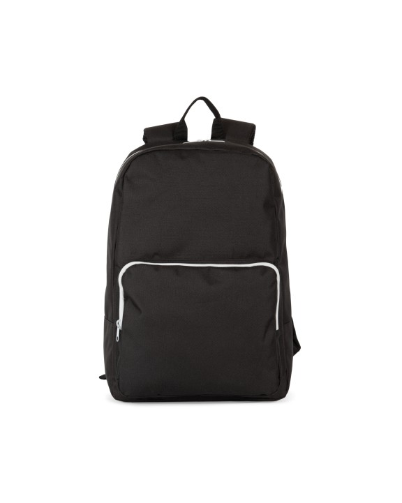 KIMOOD Rucksack mit kontrastfarbenem Reißverschluss Taschen personalisierbar