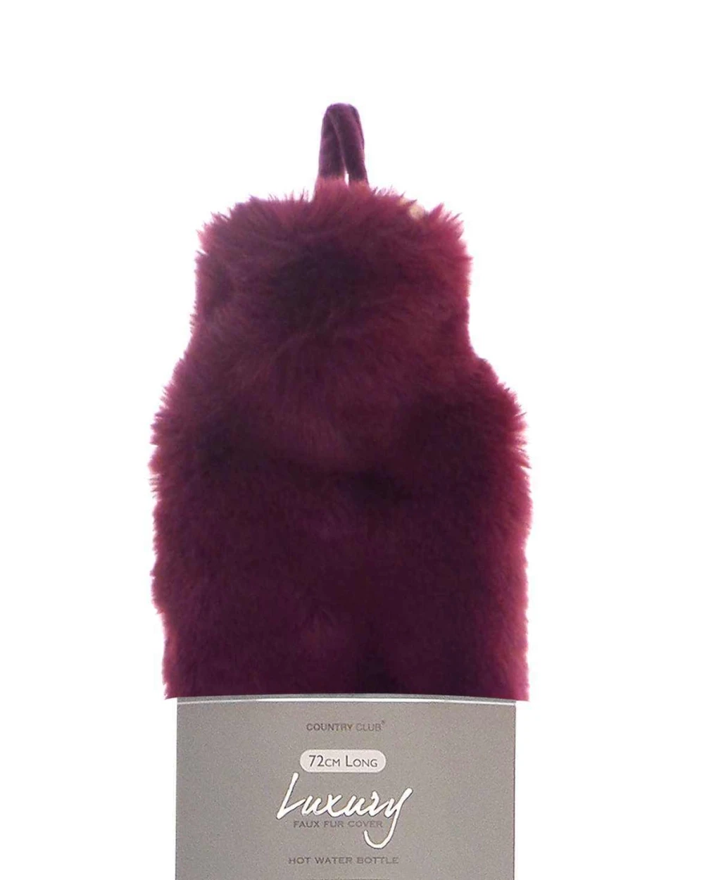 Benodigdheden RIBBON Super luxury faux fur long hot water bottle and cover voor bedrukking &amp; borduring