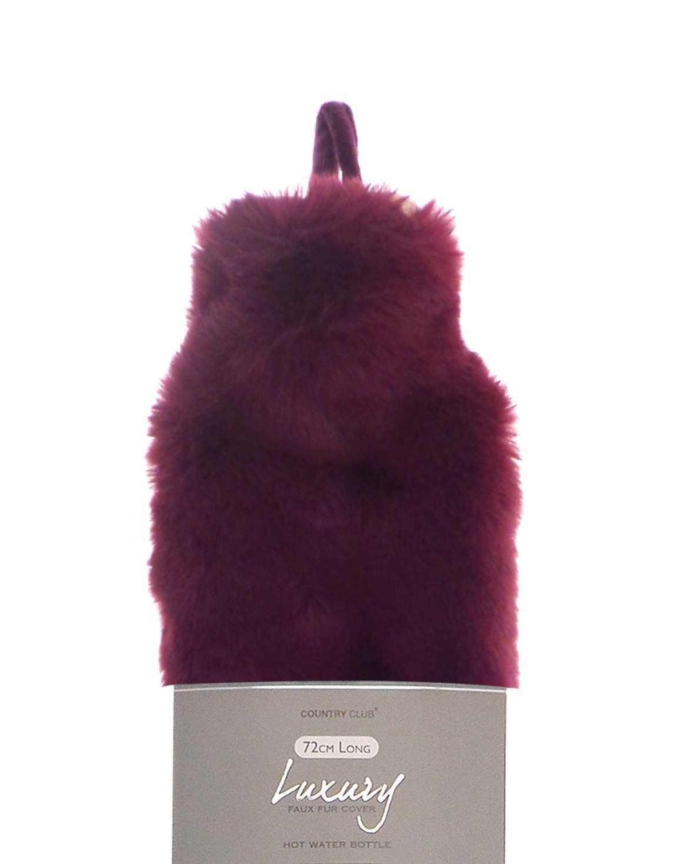 RIBBON Super luxury faux fur long hot water bottle and cover Zubehör personalisierbar