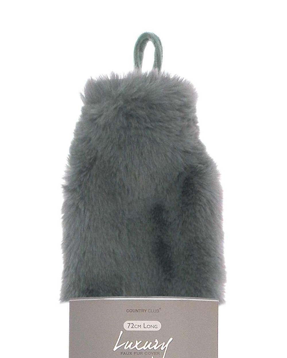 RIBBON Super luxury faux fur long hot water bottle and cover Zubehör personalisierbar