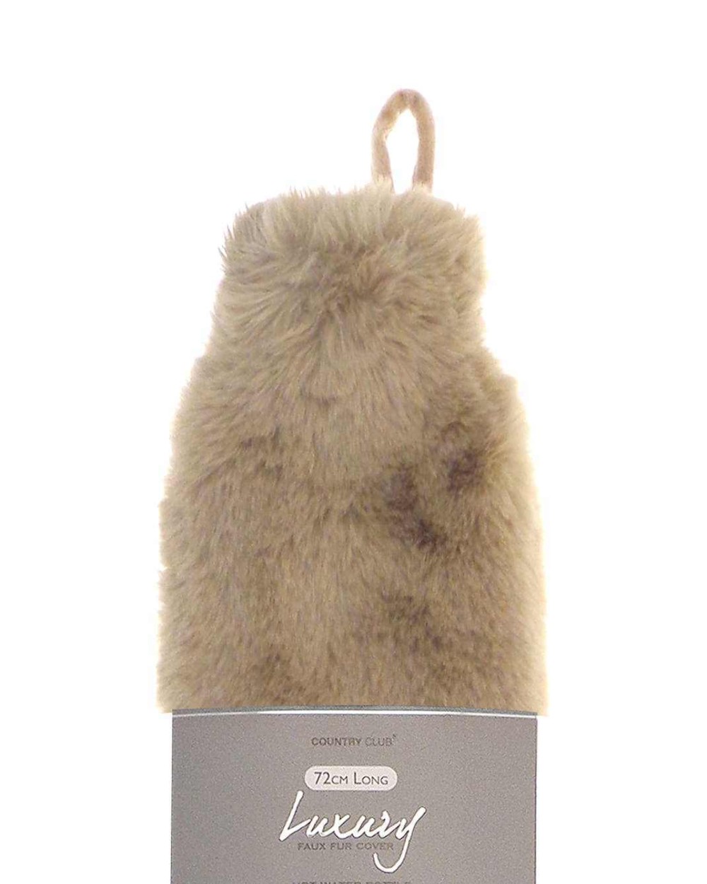 RIBBON Super luxury faux fur long hot water bottle and cover Zubehör personalisierbar