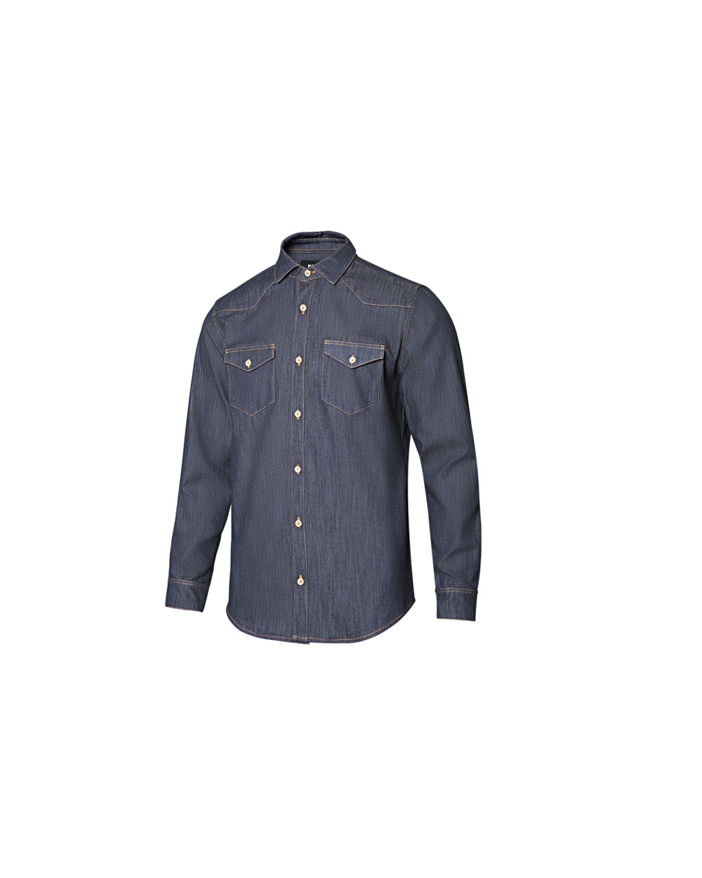 Chemises personnalisable VELILLA CHEMISE STRETCH EN DENIM HOMME