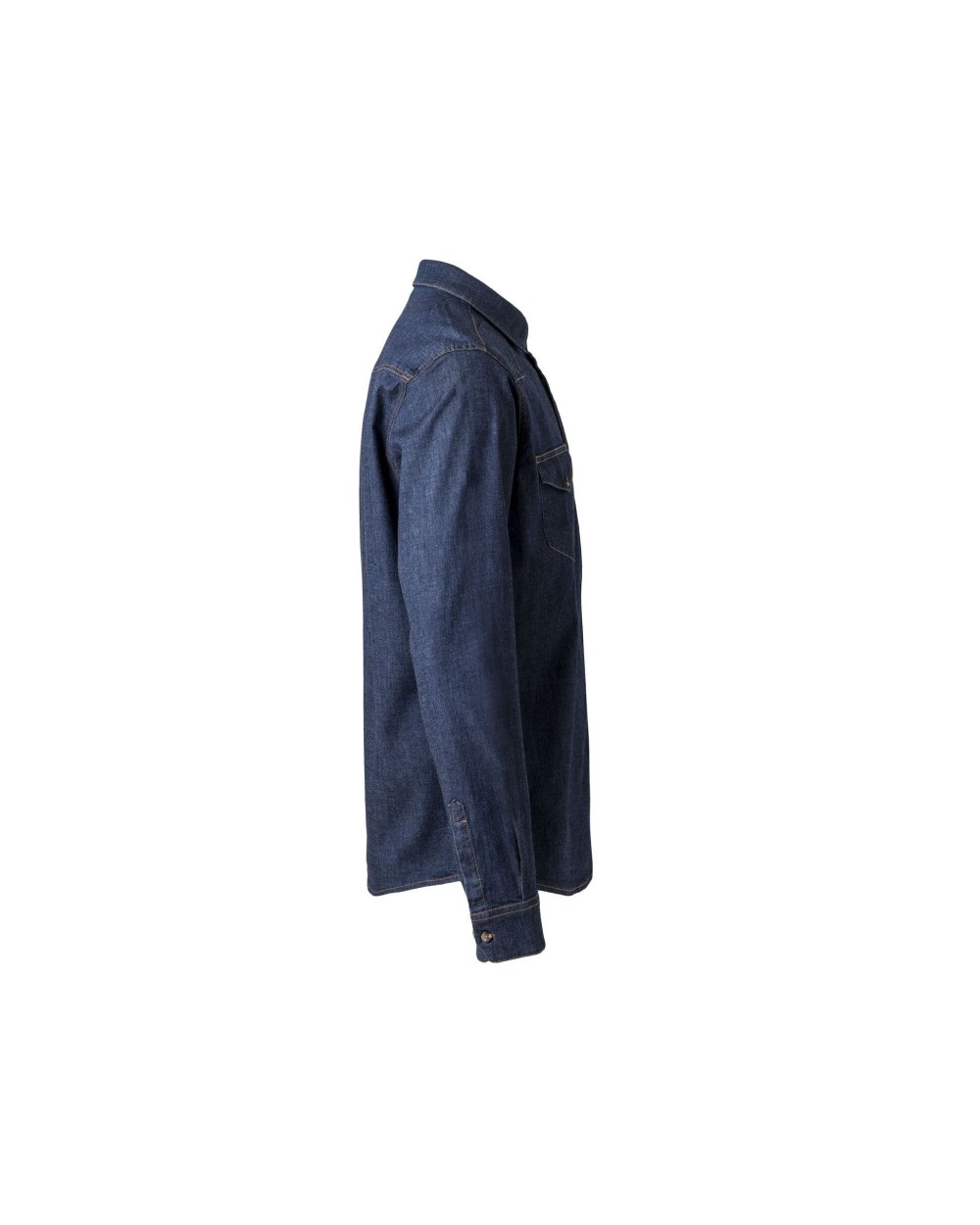 Hemden VELILLA MEN'S LONG-SLEEVE STRETCH DENIM SHIRT voor bedrukking &amp; borduring