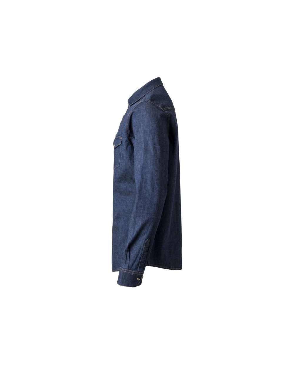 Hemden VELILLA MEN'S LONG-SLEEVE STRETCH DENIM SHIRT voor bedrukking &amp; borduring