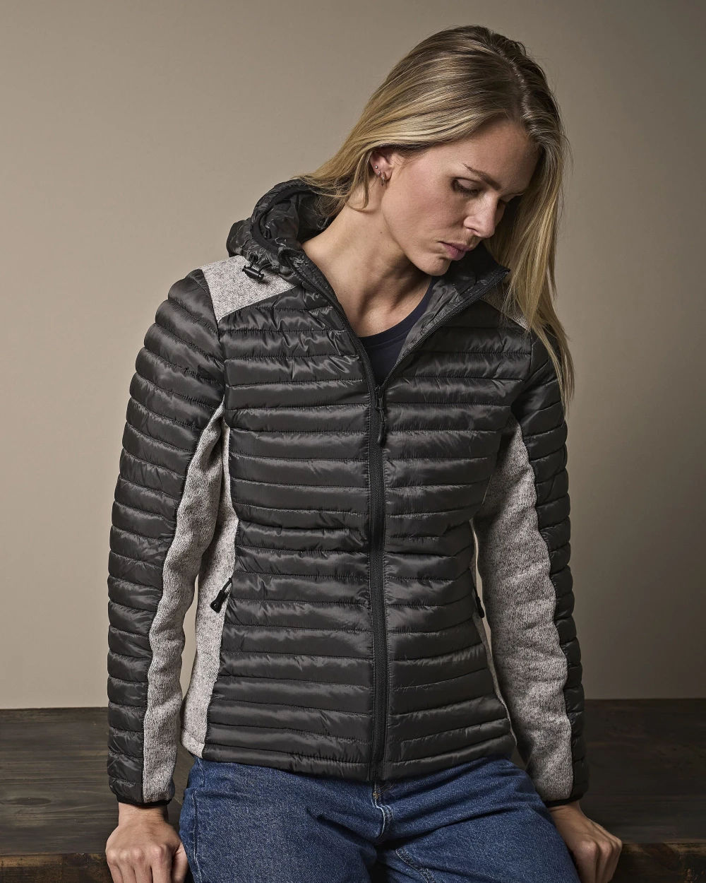Vestes personnalisable TEE JAYS LADIES HOODED OUTDOOR CROSSOVER