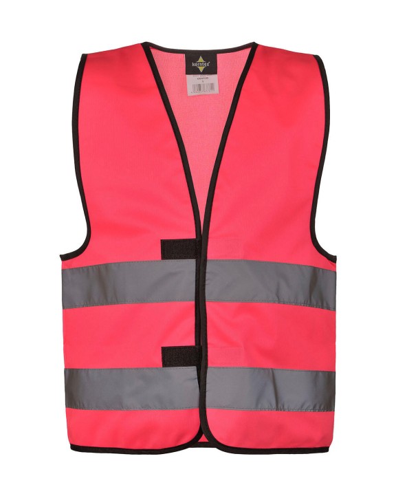 KORNTEX Signal Vest for Kids "Aarhus" Warnwesten personalisierbar