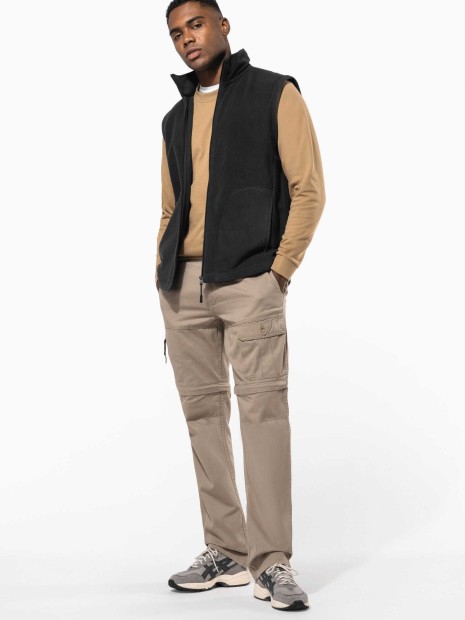 Pantalons à personnaliser KARIBAN Pantalon 2 en 1 multipoches homme 