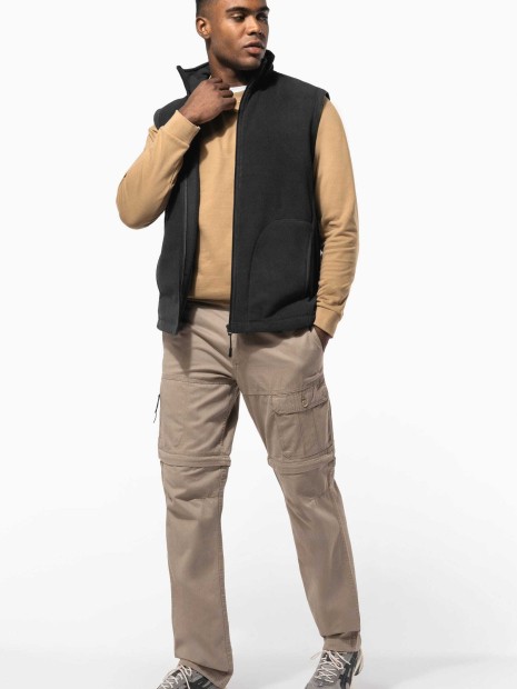 Pantalons à personnaliser KARIBAN Pantalon 2 en 1 multipoches homme 