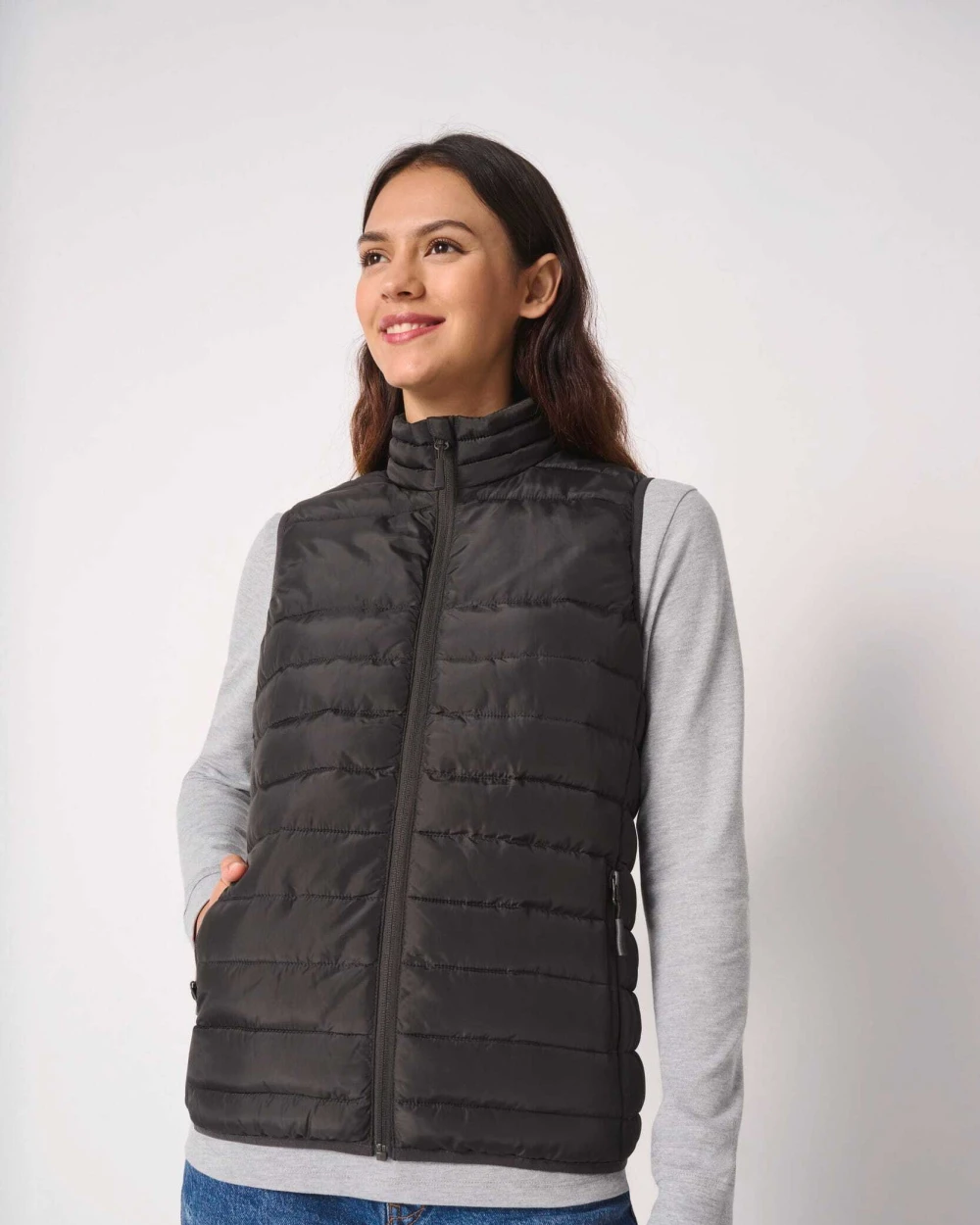 Vestes personnalisable IDEAL BASIC BRAND Bodywarmer matelassé femme