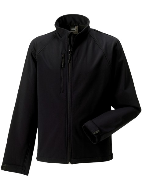 RUSSELL Veste softshell homme /api/colors/b9fdad4a-5e94-45cb-8c03-c08b349b28c3 personnalisable