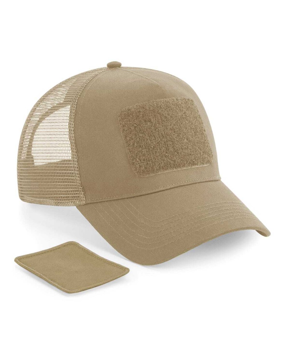 BEECHFIELD Kappe mit Netz und abnehmbarem Patch, auf der Rückseite verstellbar Kappen personalisierbar