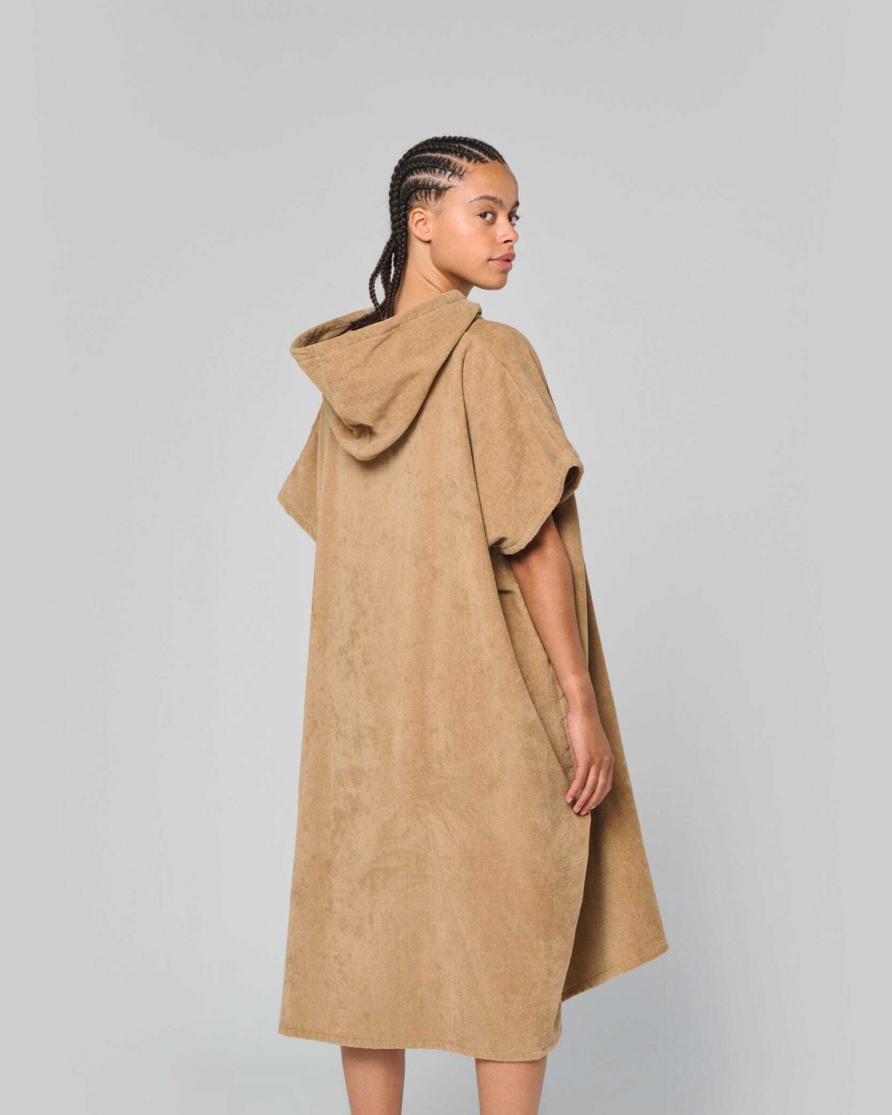 PROACT Unisex-Frottee-Poncho mit Kapuze Jacken personalisierbar