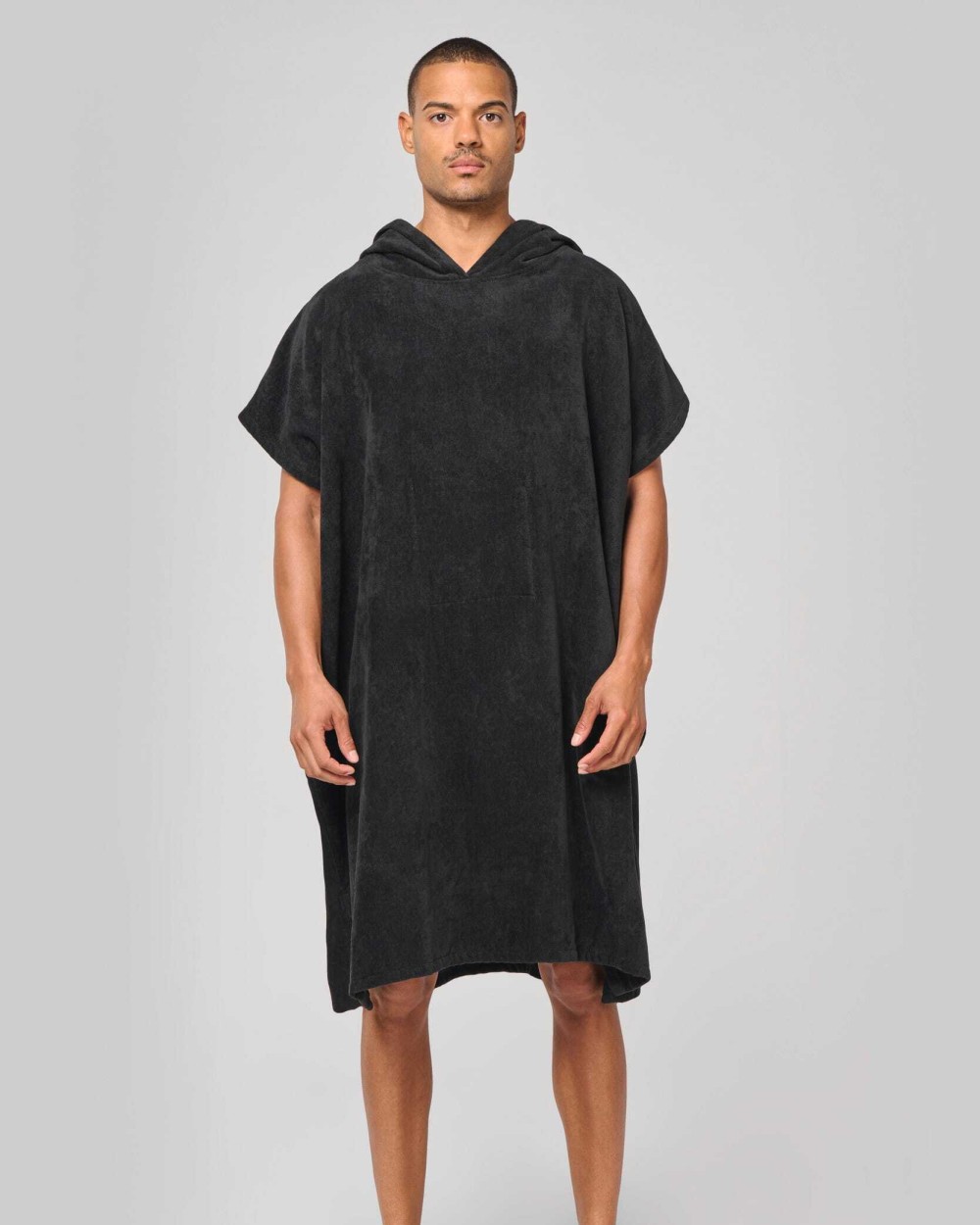 PROACT Unisex-Frottee-Poncho mit Kapuze Jacken personalisierbar