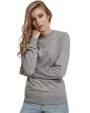 BUILD YOUR BRAND LADIES LIGHT CREWNECK Sweatshirts personalisierbar
