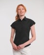 Hemden RUSSELL LADIES'' SHORT SLEEVE FITTED STRETCH SHIRT voor bedrukking &amp; borduring