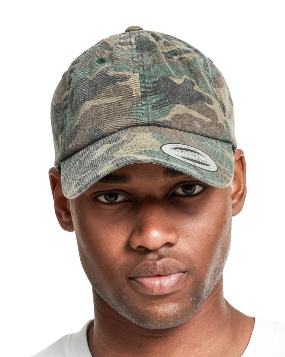 FLEXFIT Low Profile Camo Washed Cap Kappen personalisierbar