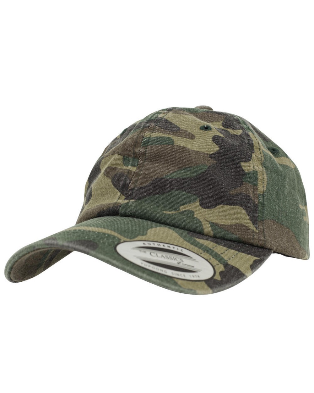 FLEXFIT Low Profile Camo Washed Cap Kappen personalisierbar