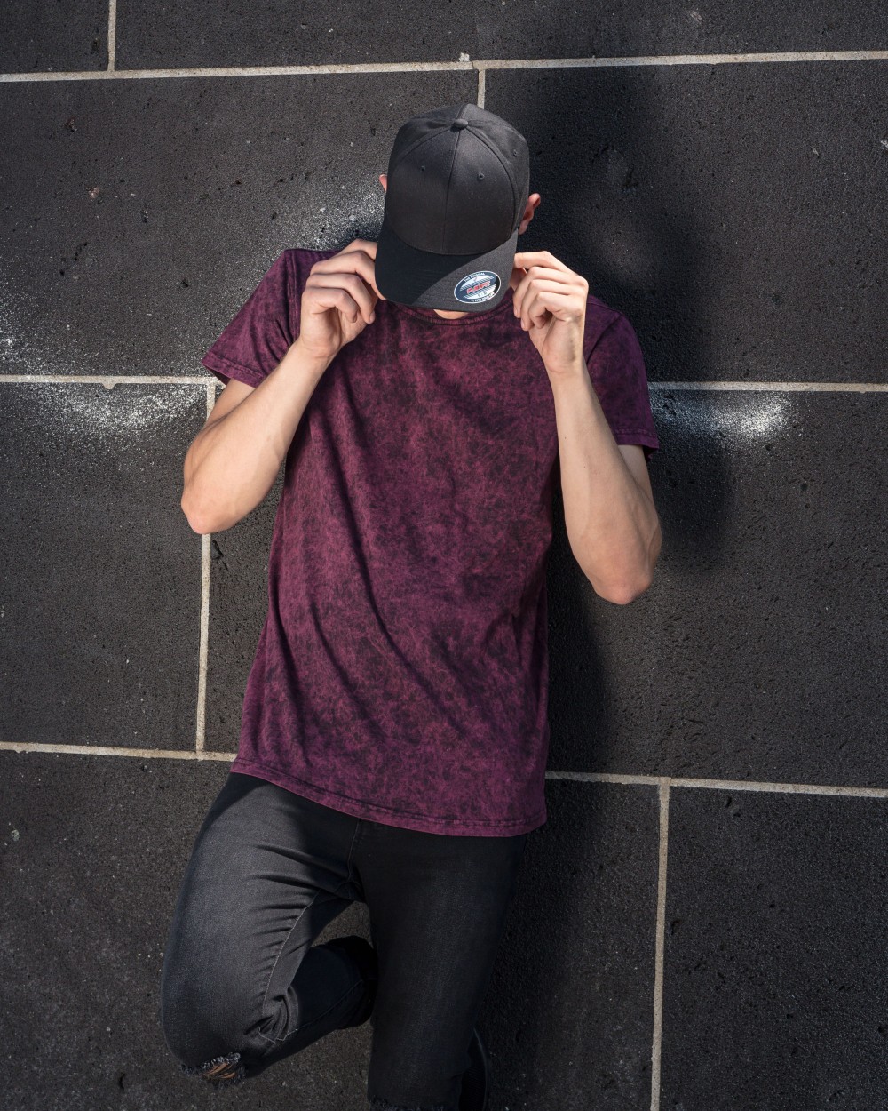 T-shirts BUILD YOUR BRAND ACID WASHED TEE voor bedrukking &amp; borduring