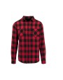 Hemden BUILD YOUR BRAND CHECKED FLANELL SHIRT voor bedrukking &amp; borduring