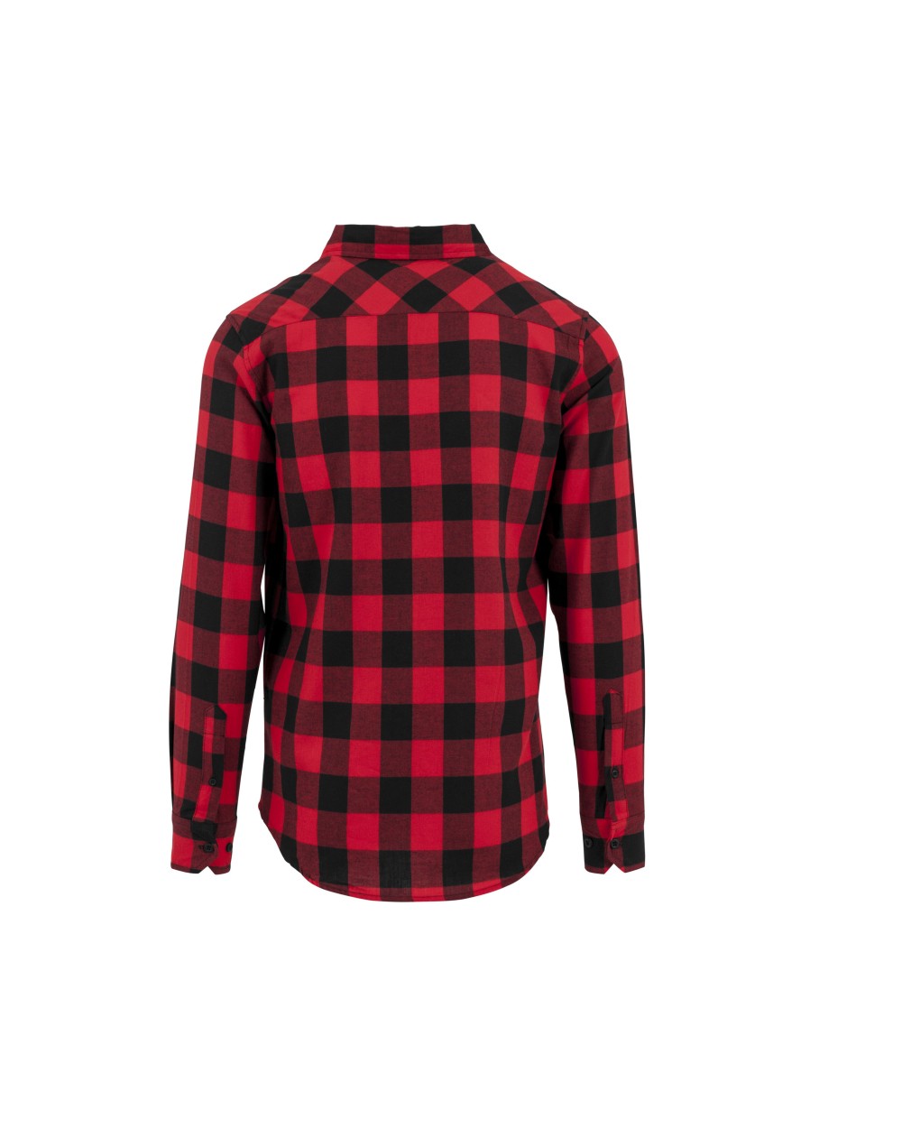 Hemden BUILD YOUR BRAND CHECKED FLANELL SHIRT voor bedrukking &amp; borduring
