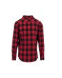 Hemden BUILD YOUR BRAND CHECKED FLANELL SHIRT voor bedrukking &amp; borduring
